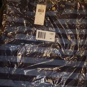 Polo by Ralph Lauren Navy and Light Blue Striped Short Sleeve Shirt